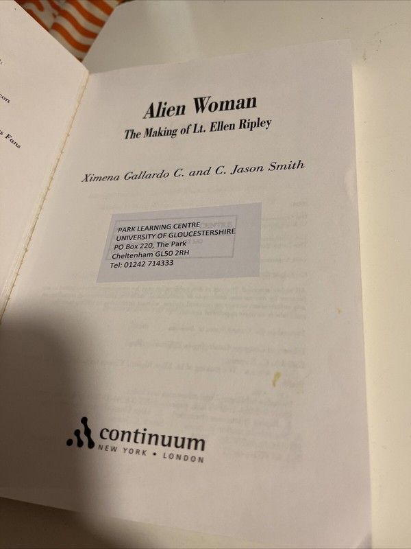 Alien Woman The Making Of Lt Ellen Ripley Ex Library Copy 2004 Scifi gallery