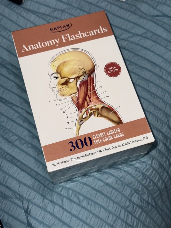 Anatomy Flashcards: 300 Flashcards with Anatomically Precise Drawings and…