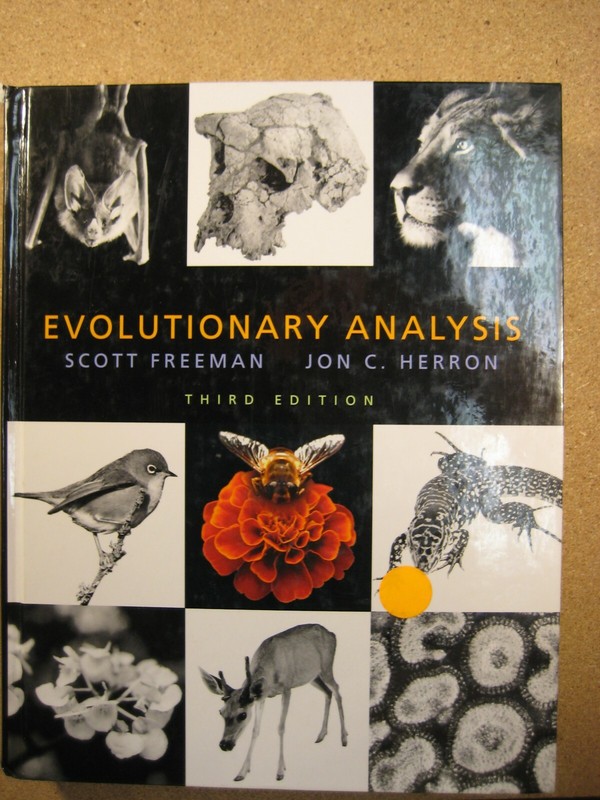 Evolutionary Analysis Freeman & Herron Biology Textbook 3E HC STEM Book