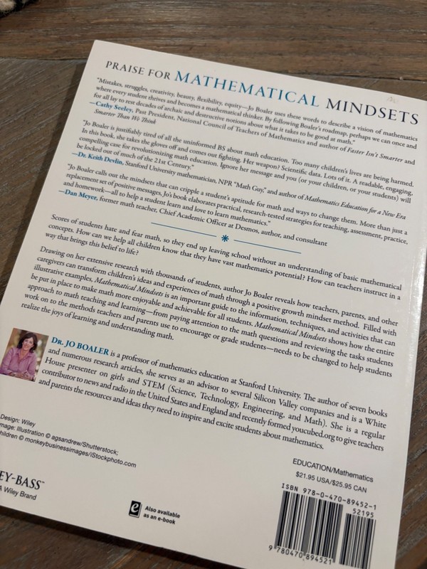 Mindset Mathematics Ser.: Mathematical Mindsets : Unleashing Students' Potential gallery