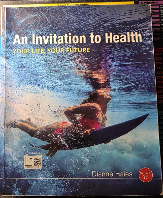 An Invitation to Health, 18th Edition – Paperback By Hales, Dianne – VERY GOOD