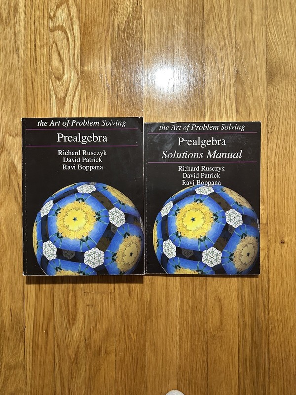 Art of Problem Solving Prealgebra 2 Book Set (Textbook and Solution Manual)