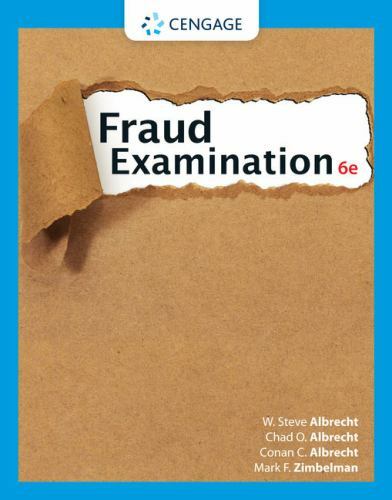 Mindtap Course List Ser.: Fraud Examination by Chad O. Albrecht, W. Steve…