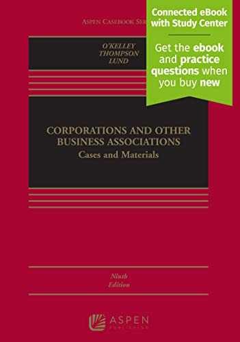 Corporations and Other – Hardcover, by Charles R.T. O’Kelley; – Very Good g