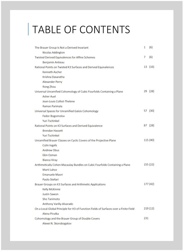 Brauer Groups and Obstruction Problems : Moduli Spaces and Arithmetic, Hardco... gallery