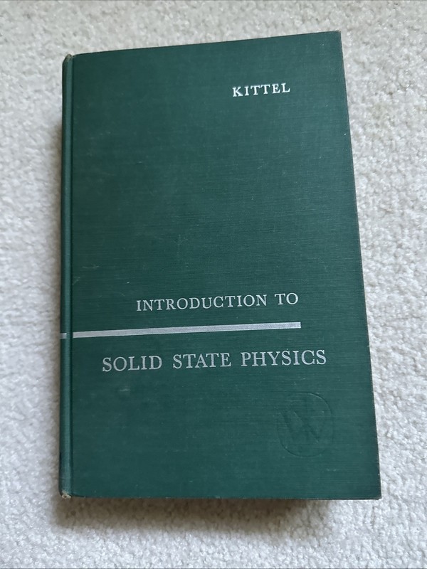 Introduction to Solid State Physics by Charles Kittel