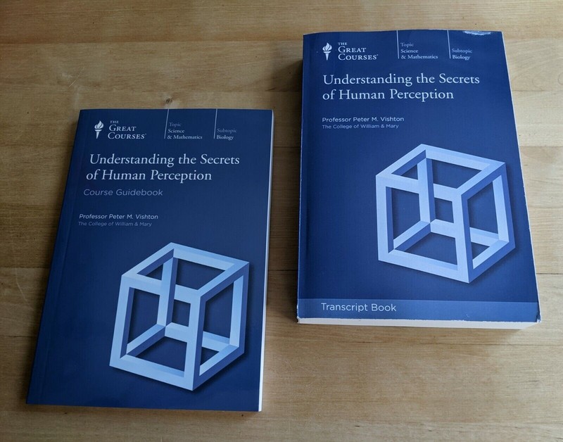 Great Courses: Understanding the Secrets of Human Perception Transcript Book NEW