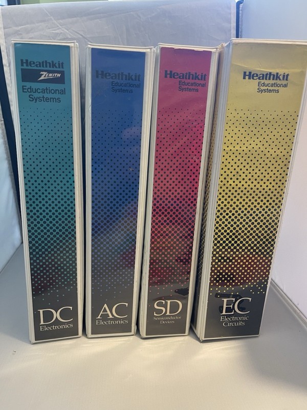 Heathkit Educational Systems Textbooks DC AC SD And EC