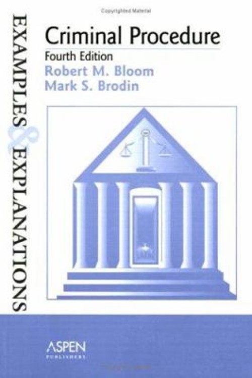 Criminal Procedure Paperback Robert M., Brodin, Mark S. Bloom