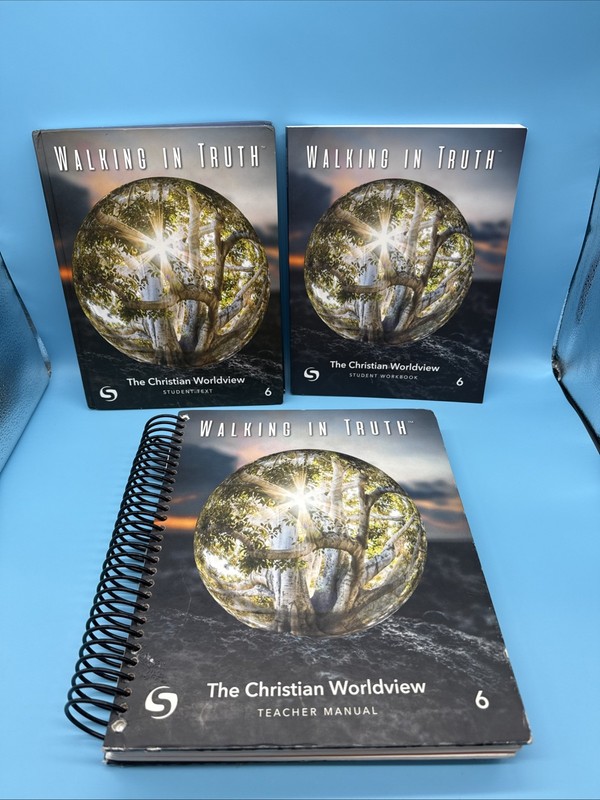 Summit Walking In Truth Christian Worldview 6 Student Workbook, Text & Teacher