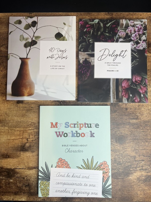Daily Grace Co. Bible Study Workbooks Scripture 40 Days With Jesus Walk Psalms