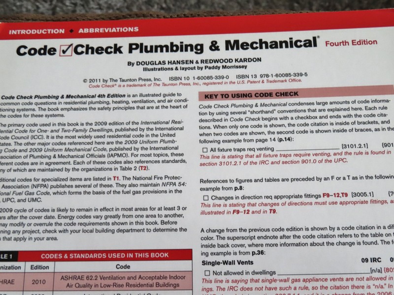 4th Edition Code Check Plumbing & Mechanical. An Illustrated Guide gallery