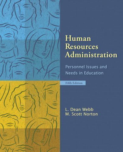 Human Resources Administration: Personnel- hardcover, L Dean Webb, 9780132397711