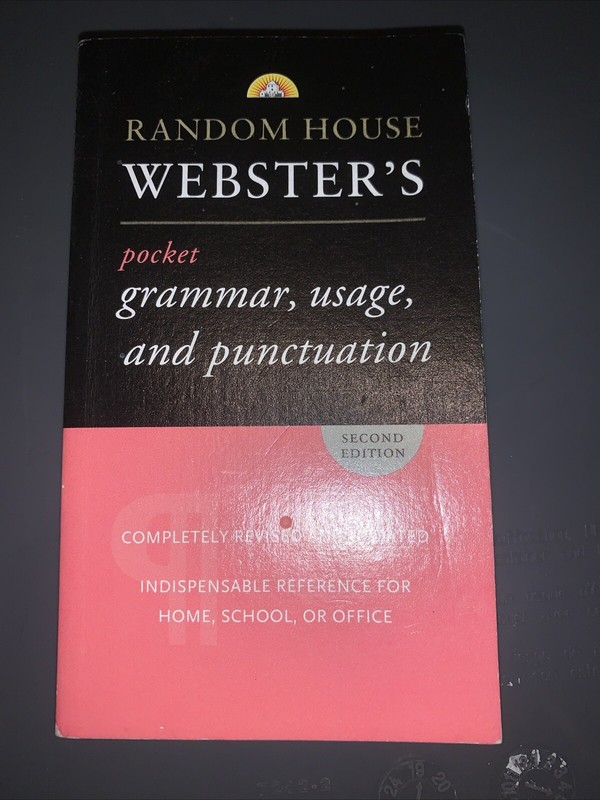 Pocket Référence Guides: Random House Webster’s Pocket Grammar Usage