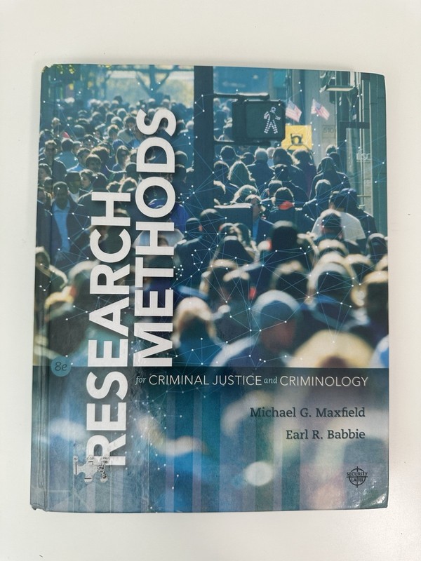Research Methods for Criminal Justice and Criminology – Hardcover – VERY GOOD