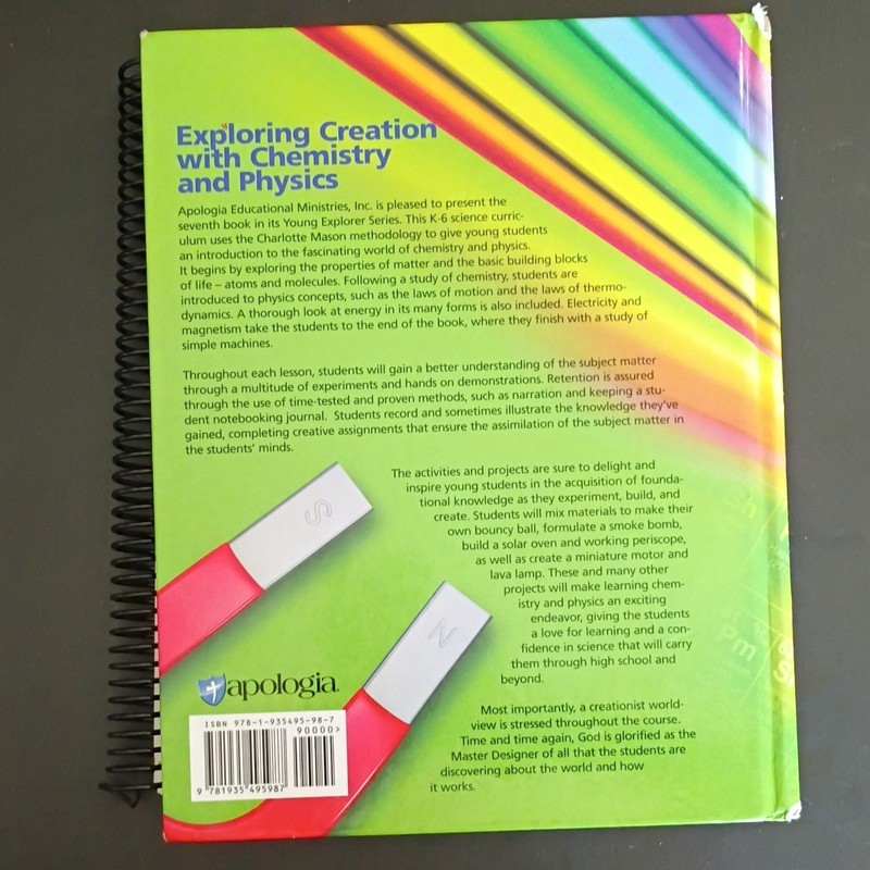 Apologia Exploring Creation Chemistry & Physics Jeannie Fulbright Hardcover gallery