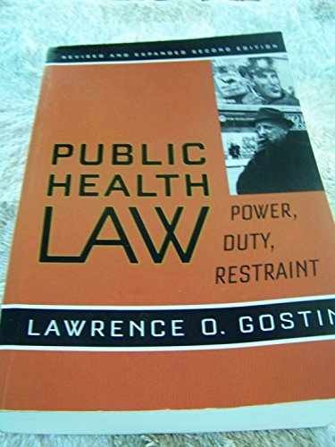 Public Health Law: Power, – Paperback, by Gostin Lawrence O. – Acceptable i