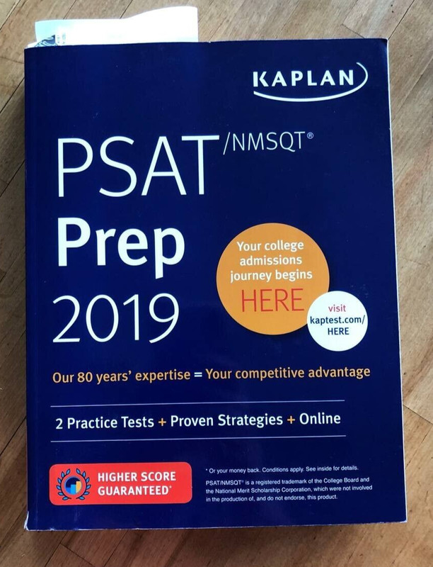 PSATNMSQT Prep 2019 2 Practice Tests + Proven Strategies Book KAPLAN