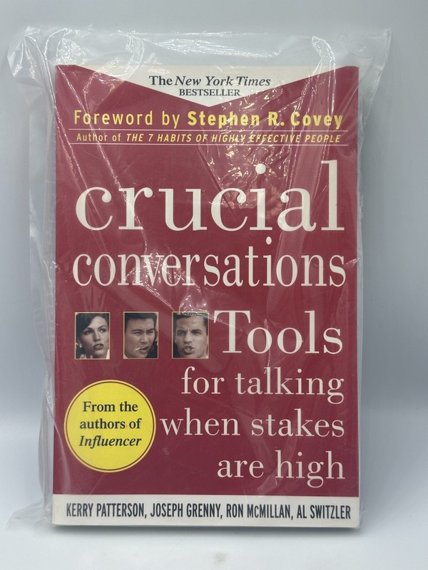 Crucial Conversations Set: Paperback Book + 6 Audio Companion CD’s *NEW IN WRAP*