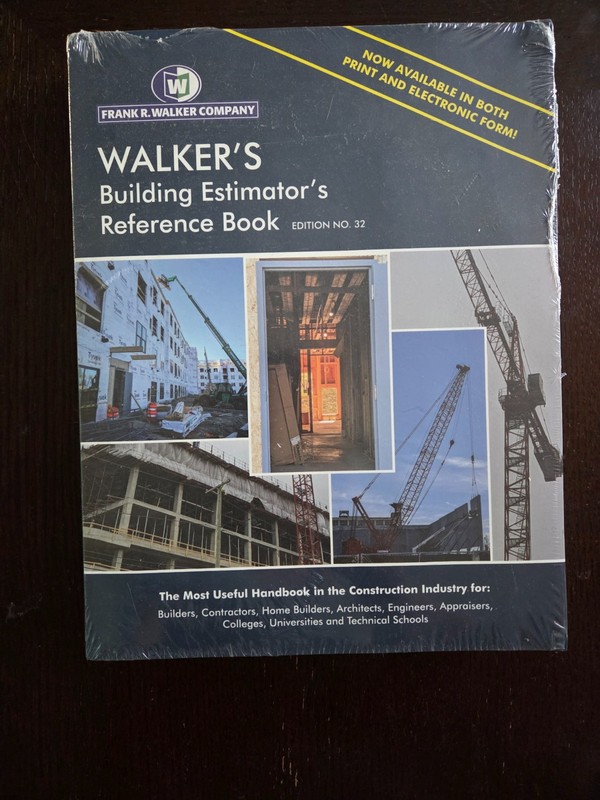 Walker’s Building Estimator’s Reference Book, 32nd Edition by Frank Walker