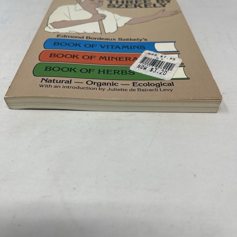Three by Szekely Edmond Szekely 1983 Keats Paperback Vitamins Minerals Herbs gallery