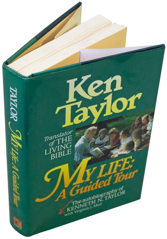 KENNETH TAYLOR My Life: A Guided Tour SIGNED BOOK Tyndale House Founder Xian HC