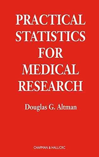 Practical Statistics for Medical – Hardcover, by Altman Douglas G. – Very Good