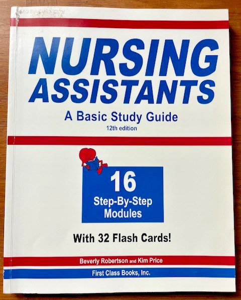 Nursing Assistants: A Basic Study Guide Paperback 32 Flash Cards (Used/Marked)