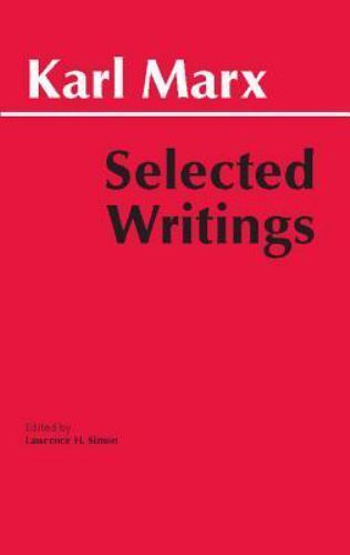 Selected Writings, Paperback by Marx, Karl; Simon, Lawrence H. (EDT), Like Ne…