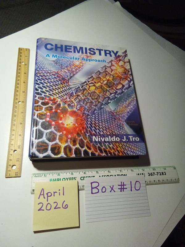 Chemistry: A Molecular Approach (4th Edition), Tro, Nivaldo J., HC Book