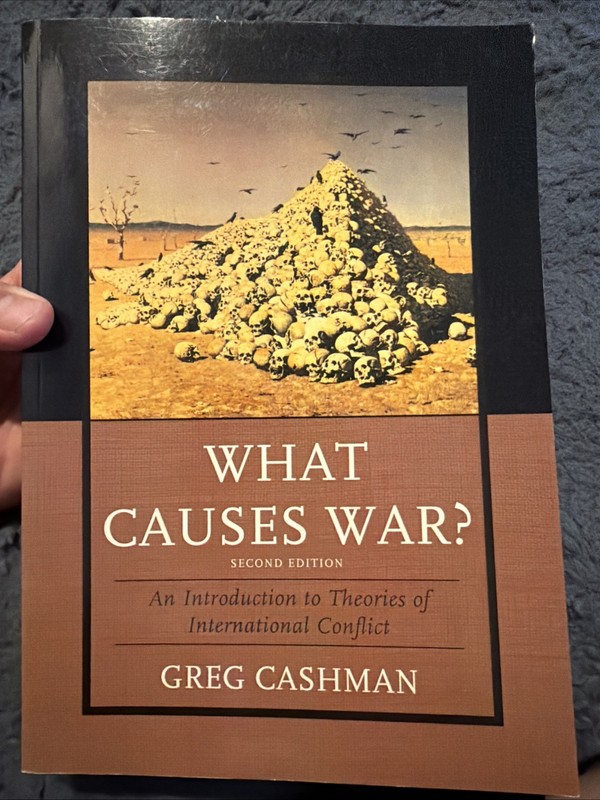 What Causes War-Introduction To Theories Of International Conflict Signed E C-67