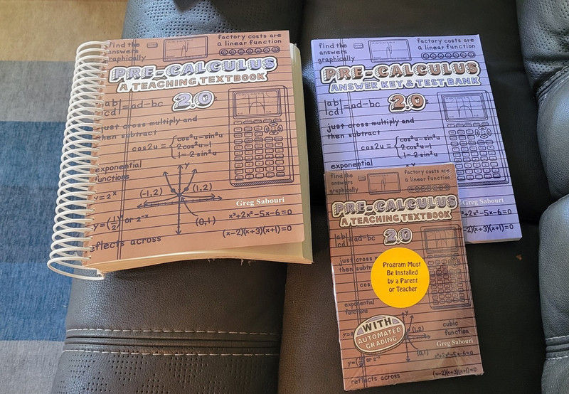 Teaching Textbooks Pre-Calculus 2.0 w/ Answer Key & Test Bank, Computer Disc