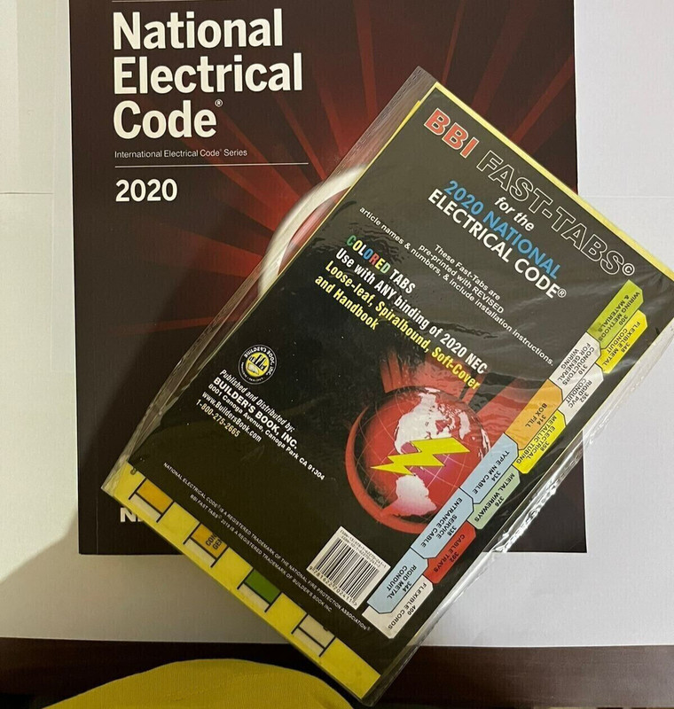 NFPA 70 NEC National Electrical Code 2020 Paperback + BBI Fast-Tabs US ITEM