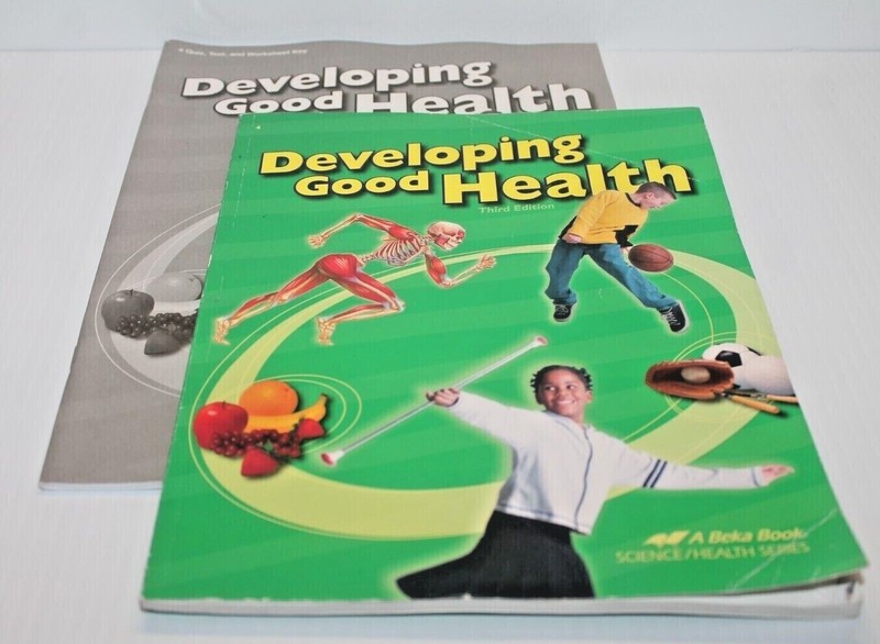 Abeka -Grade 4 -Developing Good Health -3rd Edition -Lot of 2 -Textbook/Key -A