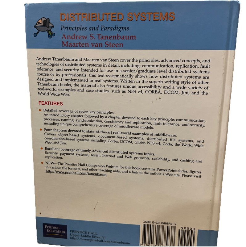 Distributed Systems: Principles and Paradigms:... by van Steen, Maarten Hardback gallery