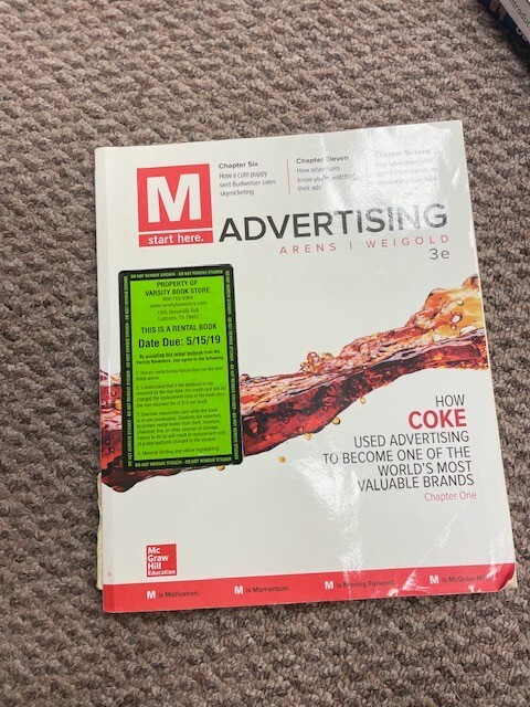 M: Advertising Paperback Michael F., Arens, William Weigold