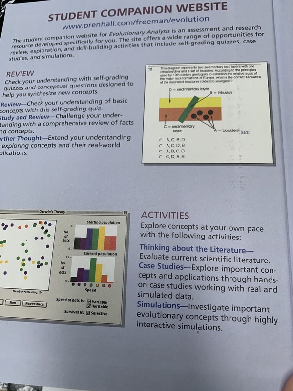 Evolutionary Analysis by Scott Freeman and Jon C. Herron 3rd Ed 2004, Hardcover gallery