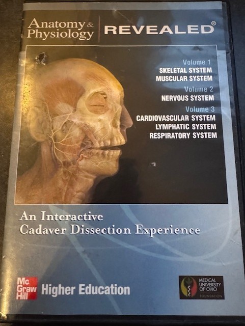 Anatomy & Physiology Revealed Interactive Cadaver Dissection VOL 1-3 – FREE SHIP
