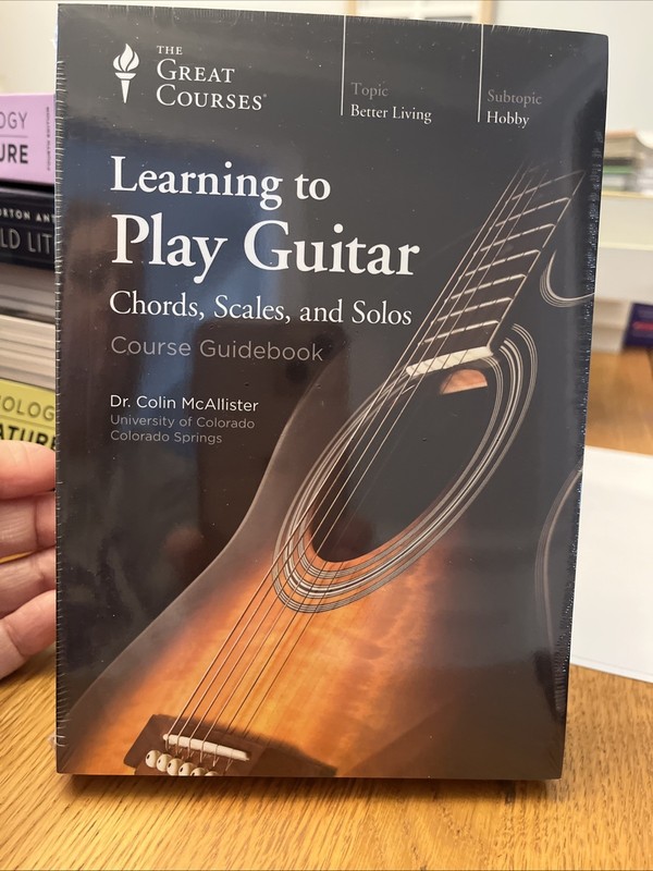 The Great Courses: Learning to Play Guitar: Chords, Scales, and Solos-DVD & Book