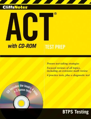 CLIFFSNOTES ACT WITH -ROM By Btps Testing