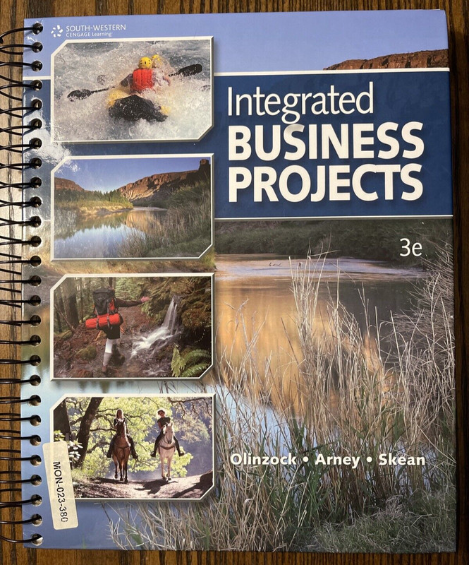 Integrated Business Projects Third Edition : Very Good