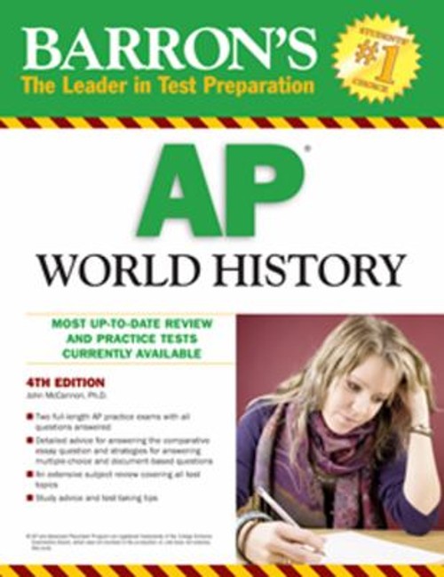 Barron’s AP World History Paperback John McCannon