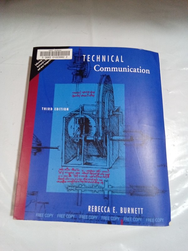 Technical Communication Third Edition By Rebecca E.Burnett Paperback