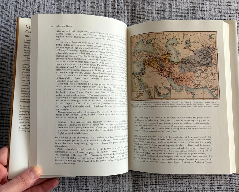 First Edition/Printing Maps and History: Constructing the Past Jeremy Black 1997 gallery