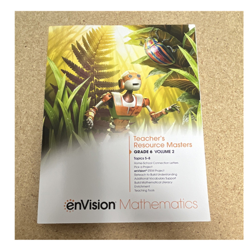 enVision Mathematics Teacher’s Resource Masters Grade 6 Vol 2 Topics 5-8 ISBN