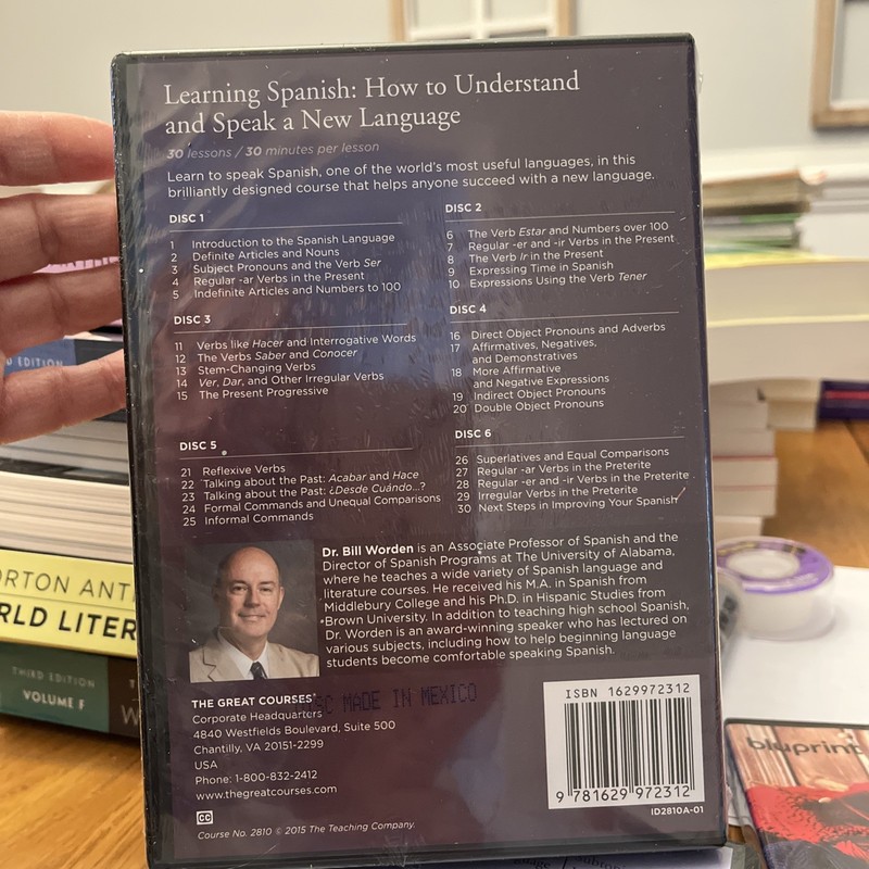 The Great Courses 2810 Learning Spanish DVD Set: How to Understand & Speak *NEW gallery