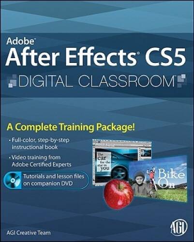 Adobe After Effects CS5 Digital Classroom, (Book and Video Training) – GOOD