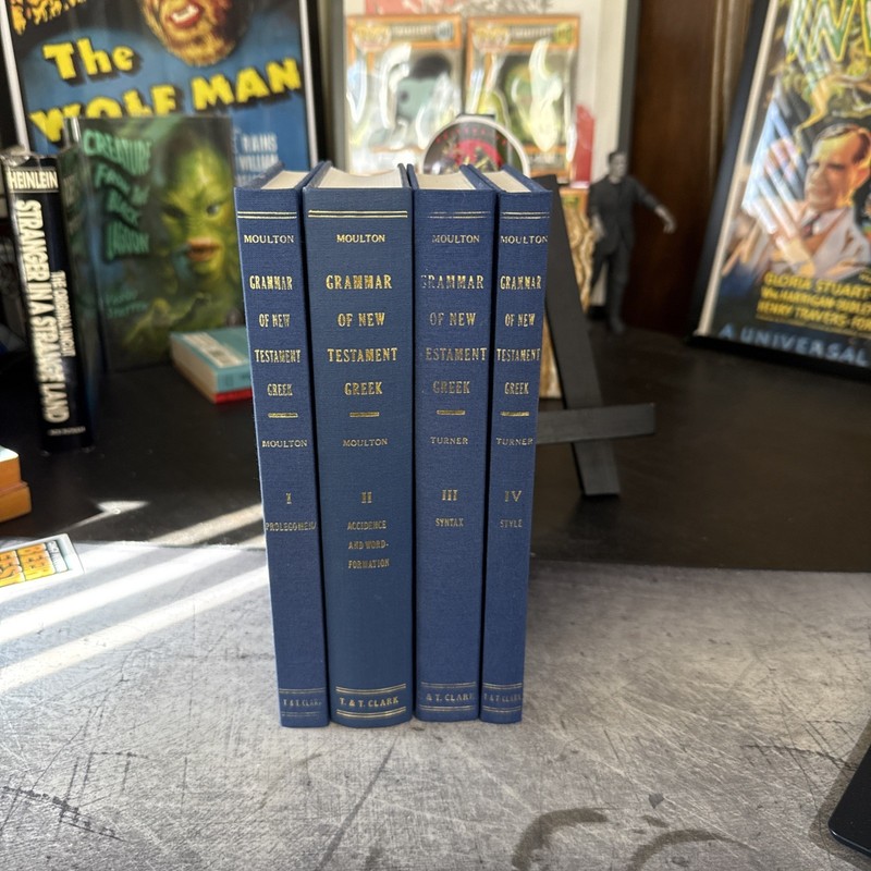 Grammar of New Testament Greek J.H. Moulton Vol 1-4 Set Hardcovers