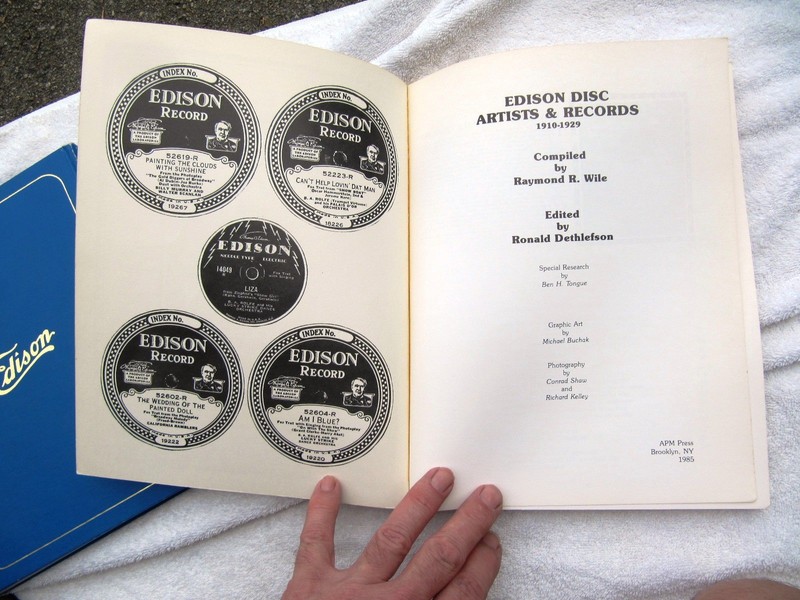 Ray WILE Dethlefson EDISON DIAMOND DISC RE-CREATIONS RECORDS & ARTISTS 1910 1929 gallery