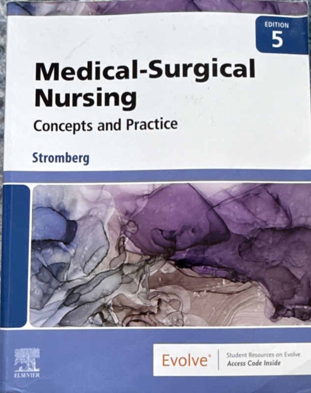 Medical-Surgical Nursing Concepts & Practice 5th Ed Stromberg Elsevier